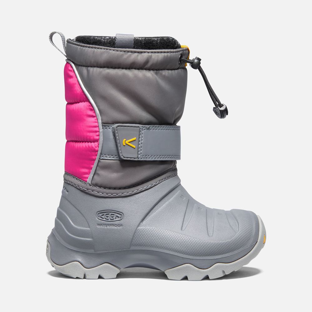 Botas de Montaña Keen Mexico Grises/Rosas - Niños Lumi Ii Waterproof - OV0658321